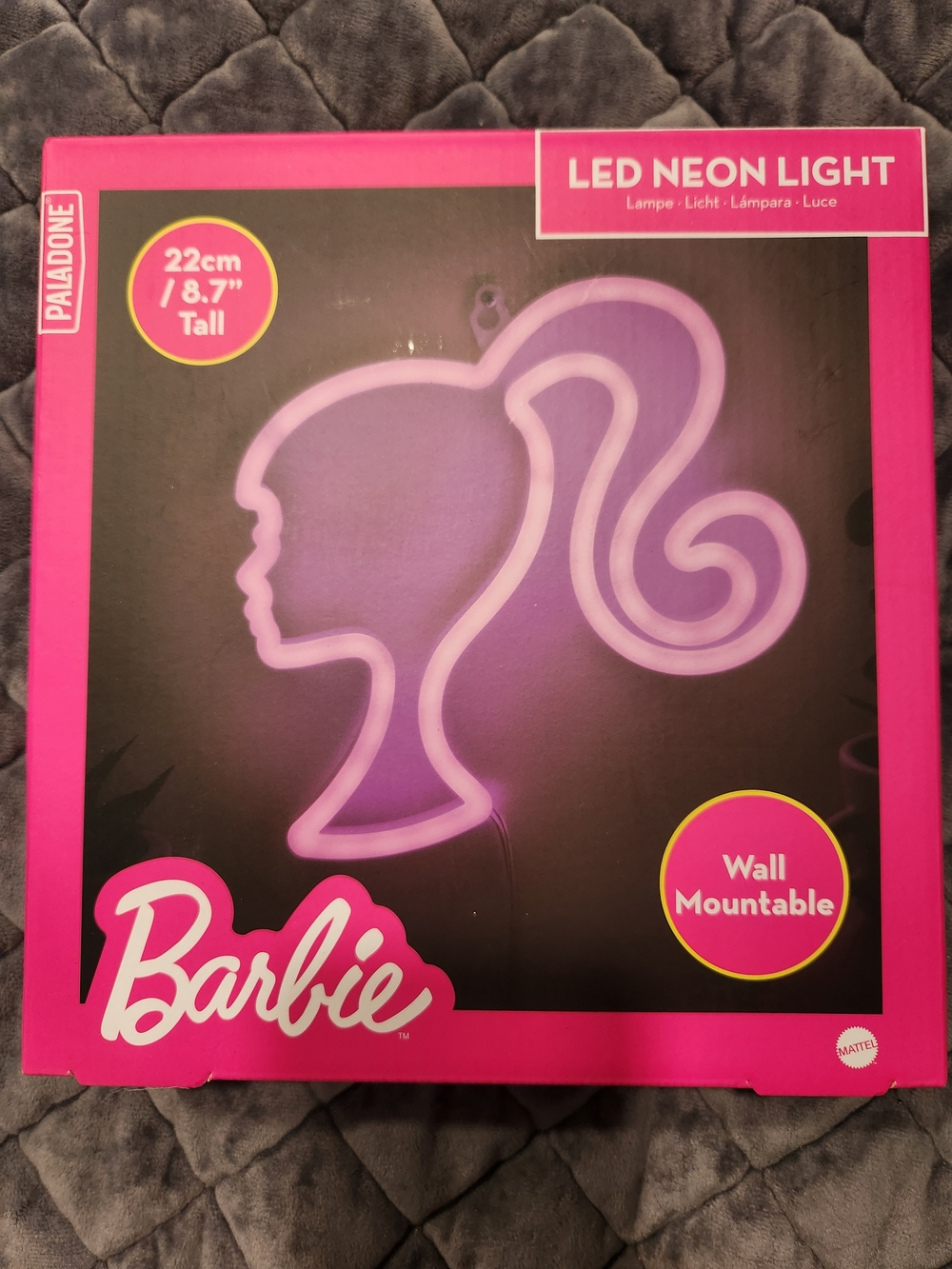 Barbie LED Neon Wall Light - Pink Silhouette